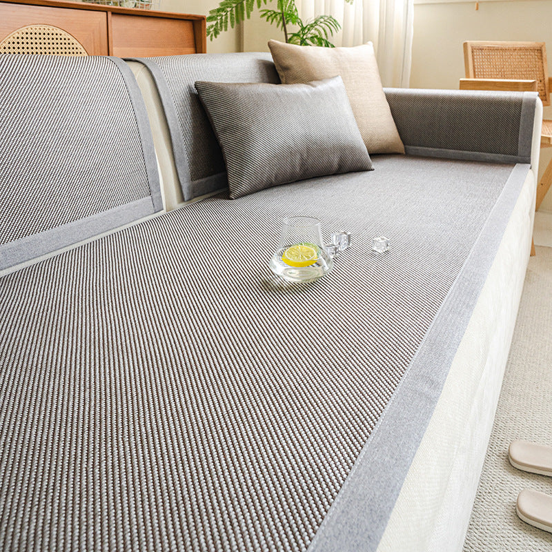 Rattan Woven Sofa Cover - Textured Seat Pad