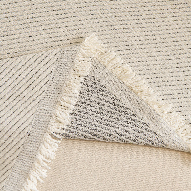 Chenille Sofa Cover with Fringes
