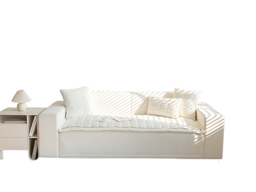 Quilted Fleece Sofa Mat - Plush & Soft Cover